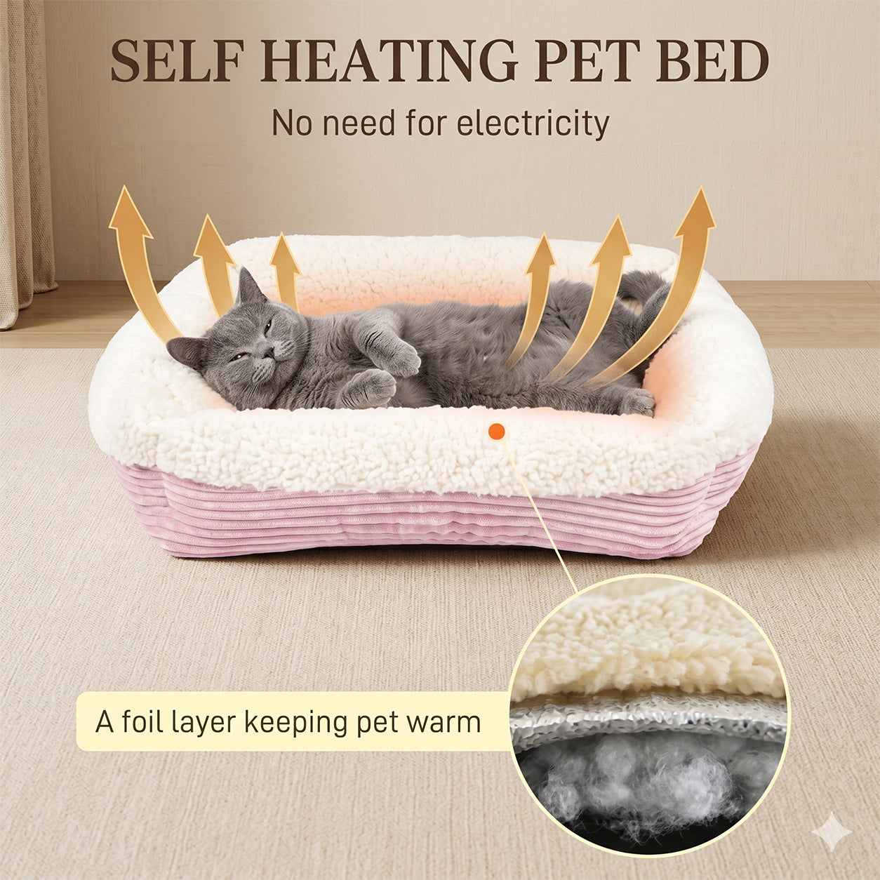 Blush Sofa Pet Bed