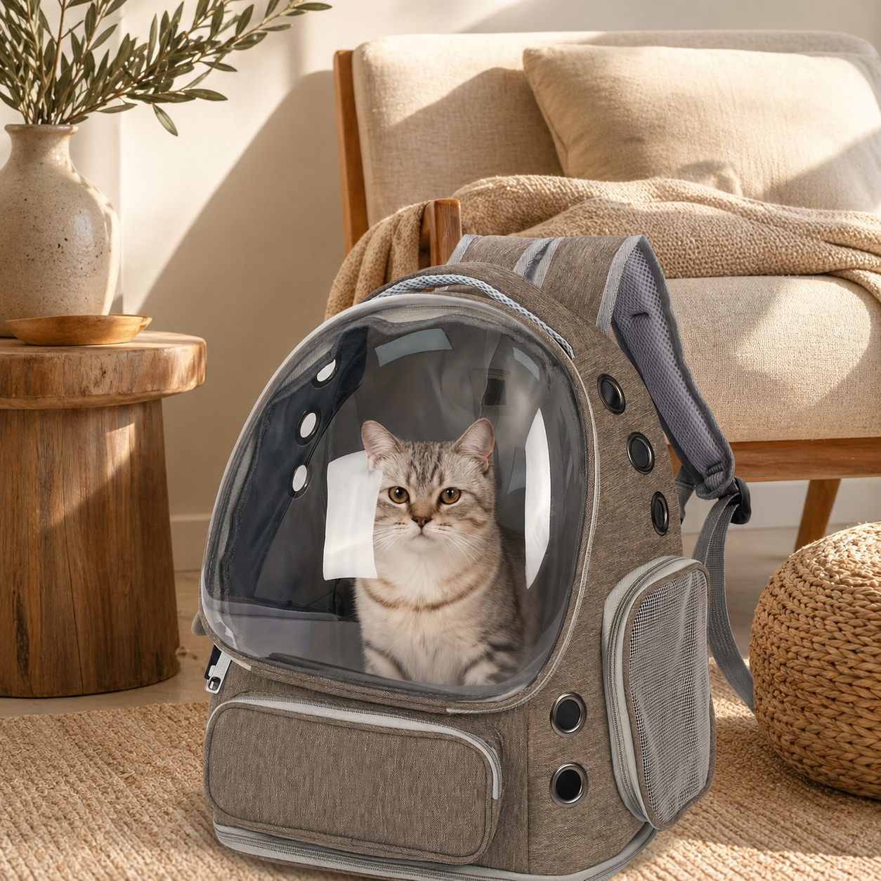 Breathable Travel Pet Carrier Backpack