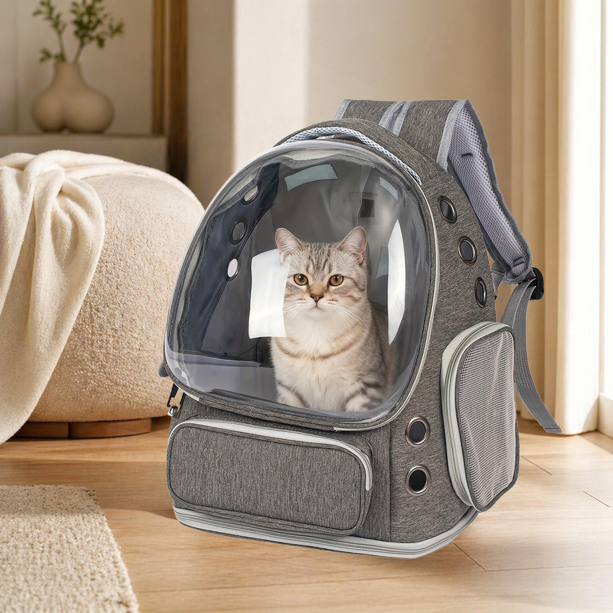 Breathable Travel Pet Carrier Backpack