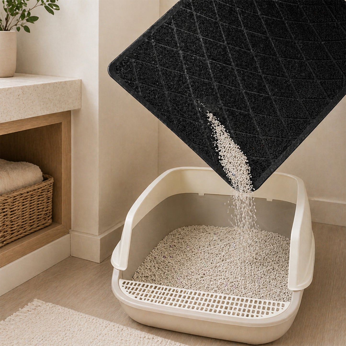 Quiet Catch Litter Mat, Small