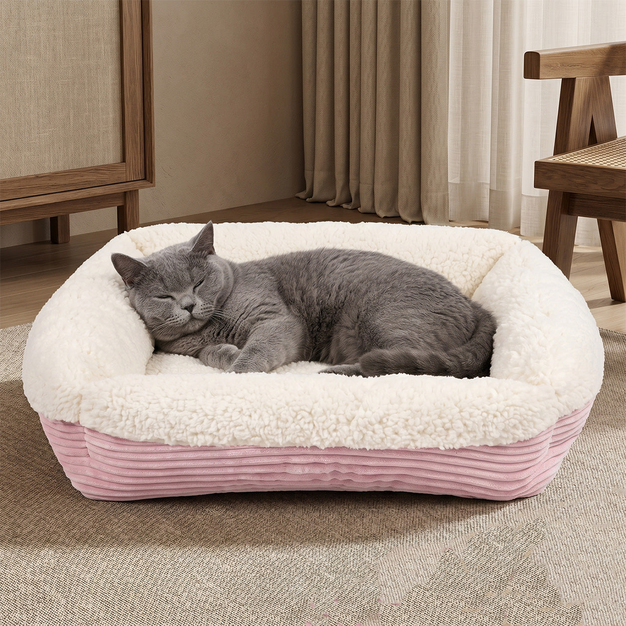 Blush Sofa Pet Bed