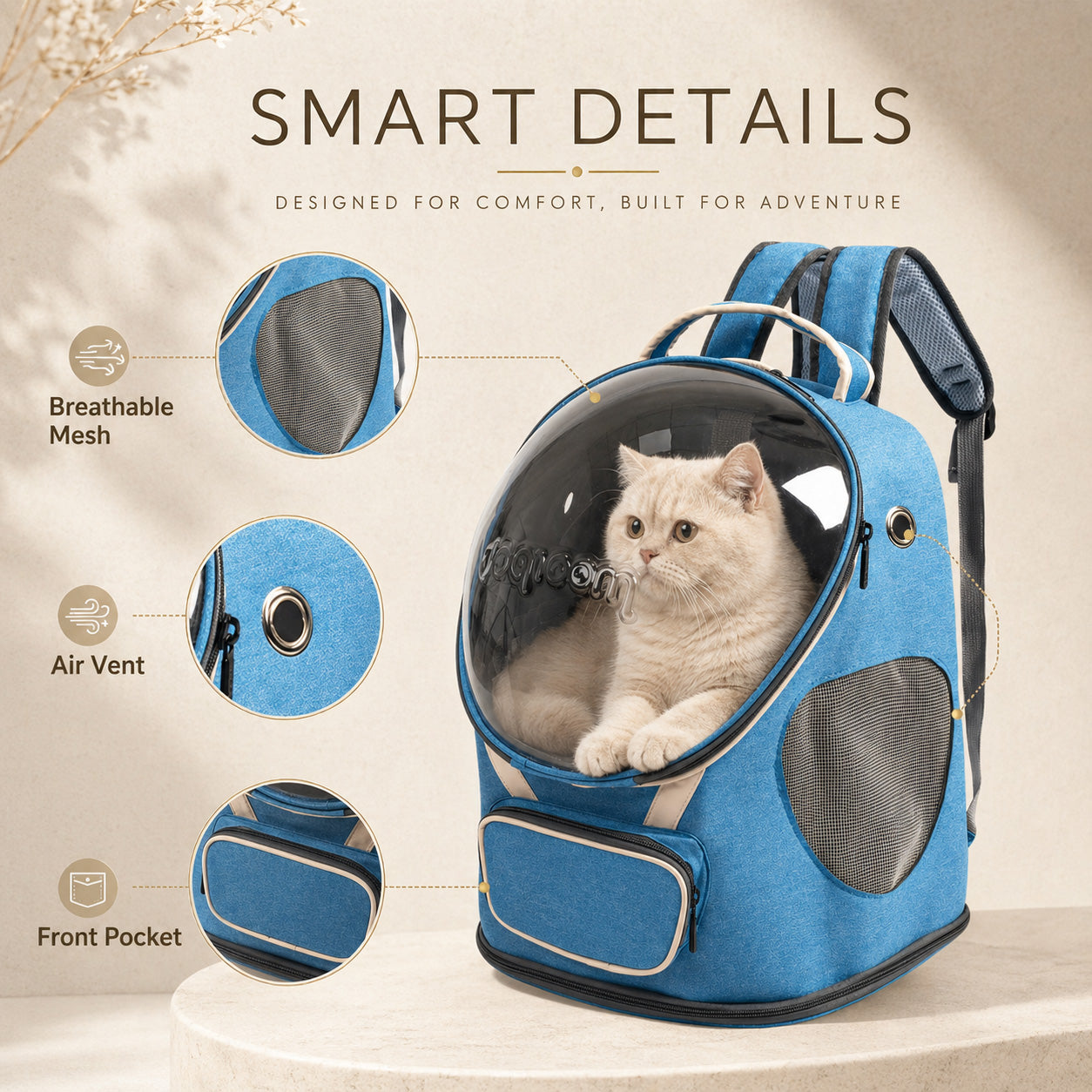 Capsule View Pet Carrier Backpack