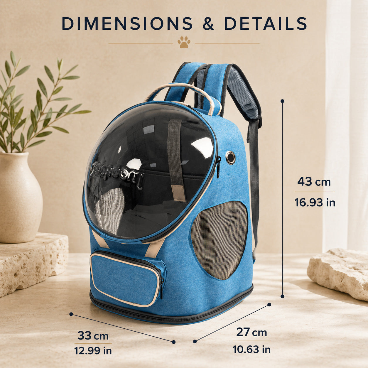 Capsule View Pet Carrier Backpack