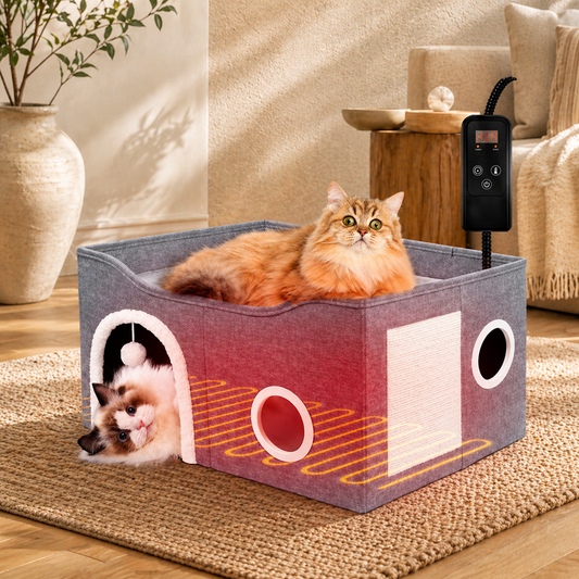 Heated Indoor Cat House