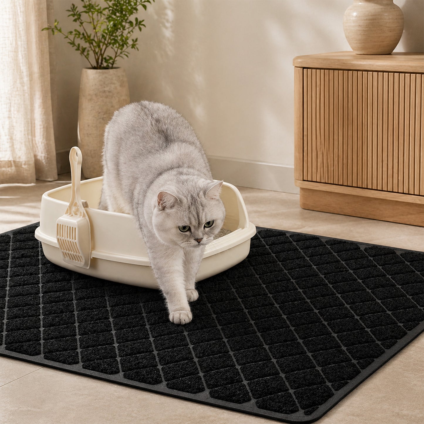 Quiet Catch Litter Mat, Medium