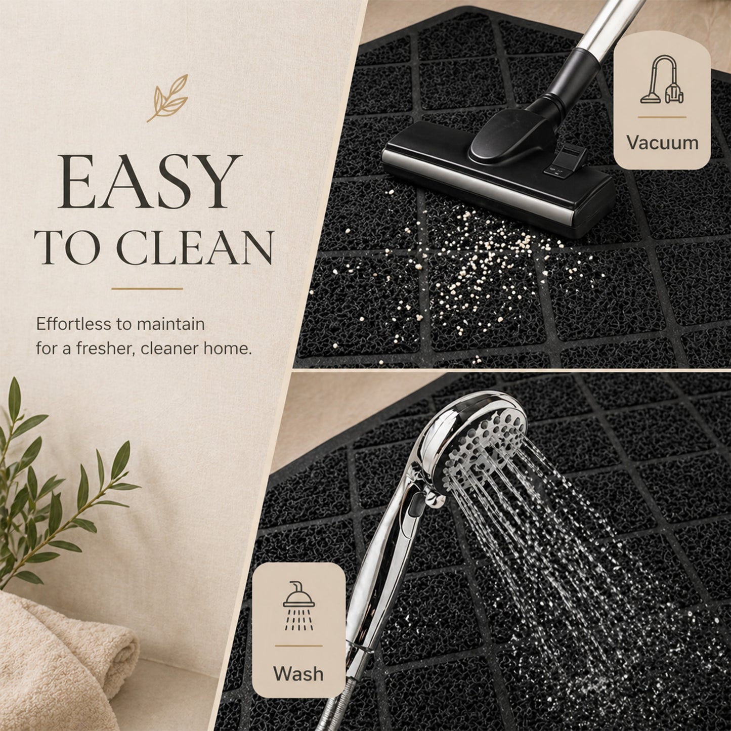 Quiet Catch Litter Mat, Small